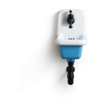 Lavabo scolastico in ceramica smaltata - True Colors 26 cm - Blu (Azzurro 5012)