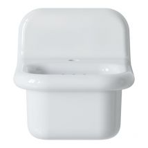 True Colors Lite - Lavabo rétro en céramique 35 cm - Blanc - Design vintage et élégant