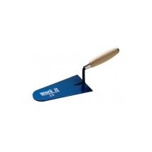Ausonia - Truelle a' bout rond Work it 18 cm avec manche en bois peint pour le secteur de la construction artisanale et agricole
