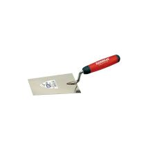 Haromac - Truelle a enduire Berner inoxydable 140mm, 2K-ERGO noir-rouge
