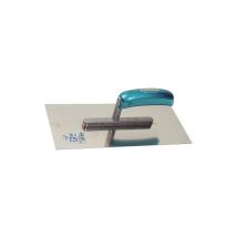 Haromac - Truelle a lisser 280x130x0,7mm inoxydable manche bleu