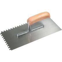 Spatule à enduire – Platoir – Longueur 280 mm, Largeur 130 mm, Denture 6x6 mm – SCHWAN