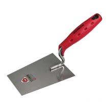 Schwan - Truelle de maçon tyrolienne L.325mm l.130mm manche souple.Col s en inox swan (Par 10)