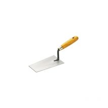 Truelle italienne éco manche bois carré 20cm L'outil Parfait