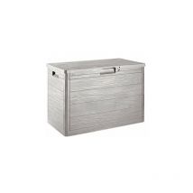 Trunk multi-utilise en résine intérieure externe avec poignées et léchable 77x44xh53 cm woody's160