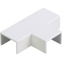 MK - Electric YTF22BQWHI abs Trunking Flat Tee 25 x 16mm- you get 5 - White