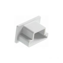 Electric YEP2BQWHI abs Trunking End Cap 25 x 16mm - MK