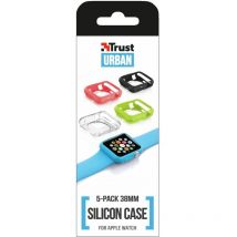 Trust 20980 accessorio indossabile intelligente Custodia Nero, Blu, Lime, Rosa, Trasparente Silicone
