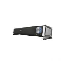 Barra De Sonido Trust Asto Horizontal 12w Control De Volumen Conexion Auricular y Microfono 21046