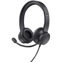 Trust HS-201 Wired USB Black PC Headset