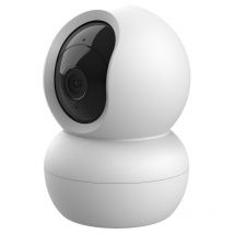 Trust IPCAM-2800 Indoor WiFi Surveillance Camera, 360° Kamera mit Nachtsicht, integrierter Sirene und Mikrofon, Personenerkennung, Kamera mit App,