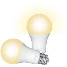 WiFi E27 Lampadina Smart Dimmerabile, Compatibile con Alexa e Google Nest, Lampadina led E27, Hub non Necessario, 2.4GHz Lampada WiFi, Luce led