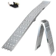 Trutzholm Alu Auffahrrampe Heavy Duty 680 kg klappbar 228 cm Motorradrampe