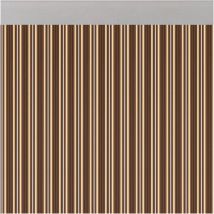 Vorhang Ferrara Türen Braun Elfenbein Undurchsichtig Außen pvc Aluminium 90 x 210 cm - Acudam