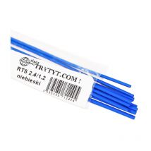 10x Schrumpfschlauch rts 2,4/1,2, blau