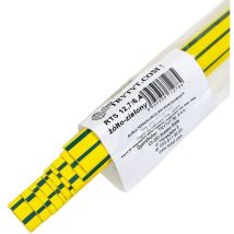 Gaine thermorétractable RTS 10 m – 12,7/6,4 mm – Jaune-vert – Isolation, Protection, Identification – TRYTYT