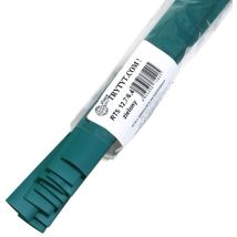 Gaine thermorétractable – 10 x 1 m – Diamètre 12,7/6,4 mm – Verte – Electricité et domotique