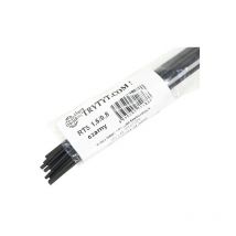 10x gaine thermorétractable RTS 1,6/0,8, noire