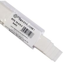 5x gaine thermorétractable RTS 19/9,5, blanche