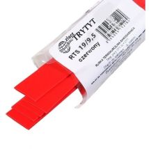 Trytyt - 5x Gaine Thermorétractable Rts 19/9,5 Rouge