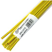Gaine thermorétractable – 3.2/1.6 mm – Jaune-vert – Longueur 1 mètre – 10 pièces