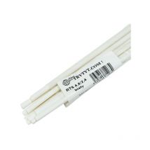 10x gaine thermorétractable RTS 4.8/2.4 blanche