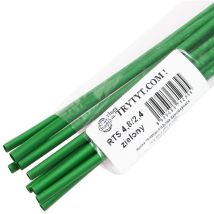 10x Gaine Thermorétractable Rts 4,8/2,4 Verte
