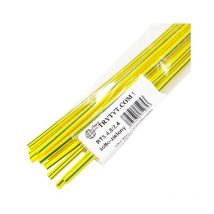 10x gaine thermorétractable RTS 4.8/2.4, vert jaune