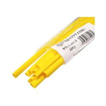 10x Gaine thermorétractable RTS 6.4/3.2 jaune