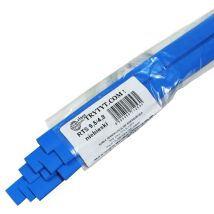 Gaine thermorétractable RTS 9,5/4,8 bleue – Longueur : 10 pièces de 1 mètre – Electricité et domotique