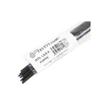 Trytyt - 10x Tubo termorretráctil rts 1.6/0.8, negro