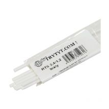 Trytyt - 10x Tubo termorretráctil rts 2.4/1.2 blanco