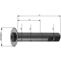 Tschorn - Sägeblattaufnahme D1835B d 32 x 8mm Deweha