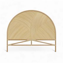 Rendez-vous Déco - Tête de lit en rotin naturel 160 cm - beigia