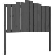 Les Tendances - Tête de lit Gris 106x4x110 cm Bois massif de pin vidaXL