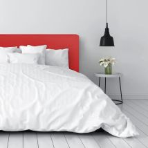 Happers - Tête de Lit Rouge Rembourrée 145x50x8 (lit 135) rouge