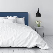 Tête de Lit Bleu Rembourrée 145x50x8 (lit 135) Bleu