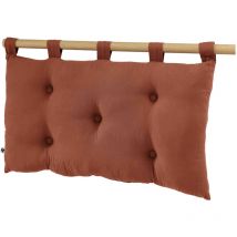 Terre De Nuit - Tête de lit à suspendre double gaze 50x80 cm orange - Orange