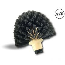 Tête de loup brosse boule Tête ø 180 mm Sans manche - Quantité x10 - Tête de loup pro sans manche