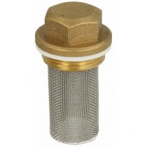 Le Sanitaire - Tête pour collecteur d'impuretés, 2'' DN50, laiton, agréé din-dvgw