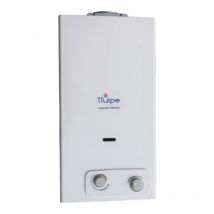 TTulpe Indoor B-14 P50 Eco chauffe-bain instantané gaz propane, allumage par pile, Bas NOx (50 mbar)