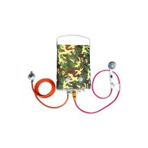 Ttulpe - Outdoor HD-6 P37 camo chauffe-eau portable instantané, gaz propane, allumage par piles, Bas NOx