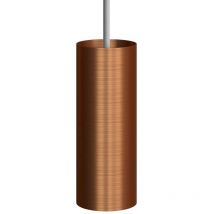 Creative Cables - Tub-E14, tubo in metallo per faretto con portalampada doppia ghiera E14