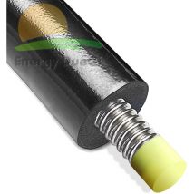 Tubazione Solarflex singola in acciaio inox spess. isolante 13mm DN20 - 1 metro