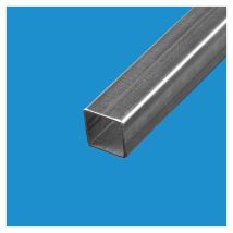 Tube acier carre 60 x 60 mm Epaisseur en mm - 2 mm, Longueur en metre - 0.5 metre, Sections en mm - 60 x 60 mm