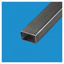 Tube rectangulaire acier 70x35 Epaisseur en mm - 3 mm, Longueur en metre - 0.5 metre, Sections en mm - 70 x 35 mm