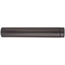 Ala - Tuyau En Porcelaine Pour Poêles À Bois Noir Mat ' Smalto Top' - Ø Mm.120x1000h.