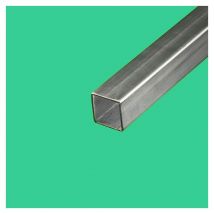 Tube carre inox 20 x 20 mm Epaisseur en mm - 1,5 mm, Longueur en metre - 3 metres, Sections en mm - 20 x 20 mm