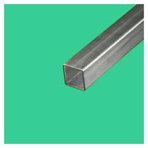 Commentfer - Tube carre inox 60 x 60 mm Epaisseur en mm - 2 mm, Longueur en metre - 3 metres, Sections en mm - 60 x 60 mm