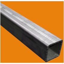 Tube acier carre S235 / E220 Choisissez votre longueur - 2 metres, Dimension - 25 x 25 mm, Epaisseur en mm - 2 mm